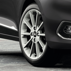 Platišče iz lahke zlitine 17" z 10 kraki, srebrn